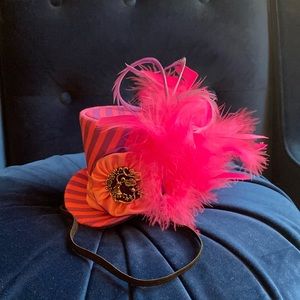 Cheshire Cat Mini Top Hat Alice in Wonderland Theme Fascinator